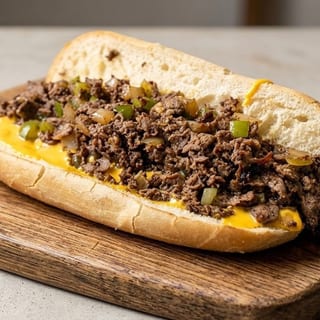 Original Philly Cheese Whiz Sandwich