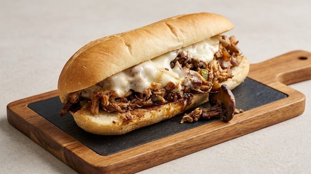 Chicken Philly Sandwich.