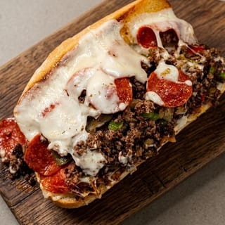 Pizza Philly - Pepperoni & Provolone Sandwich